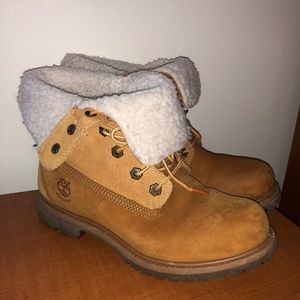 Timberland Waterproof Fleece Fold-Down Boots